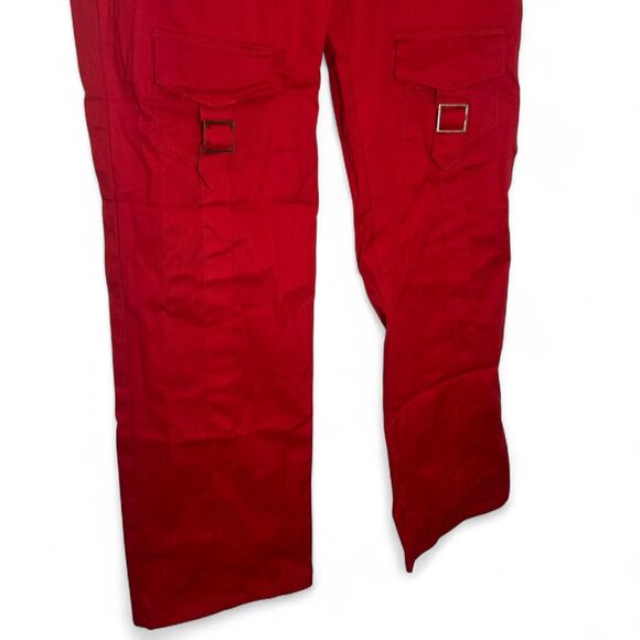 Zoey Beth Y2K Red Pants Size Medium - Picture 3 of 7